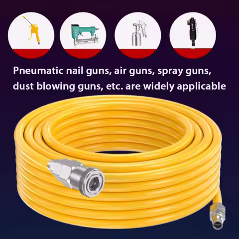 PU Air Hose High-Pressure Woodworking Explosion-Proof Gas Pipe 8mm Air Compressor Air Pump Antifreez