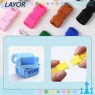 LAY Lazy Elastic Shoelaces, No-tie Elastic Shoelaces Luminous Colorful Shoelace Buckle, Fashion Elas