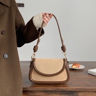 Micocah Tiramisu Bag 2022 New Style Saddle Bag Female All-Match Fashion Shoulder Messenger Bag Retro