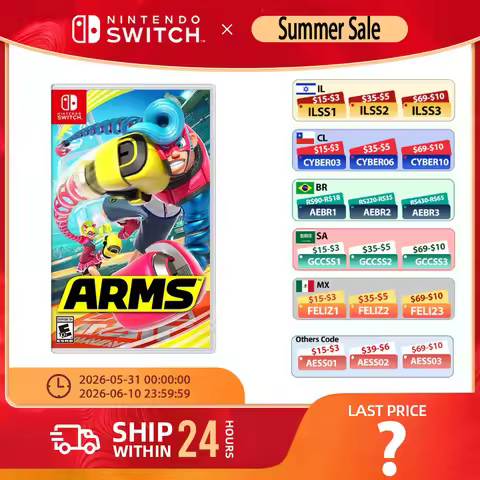 Nintendo Switch Game - ARMS - Physical Game Card Action Genre for Switch OLED Lite