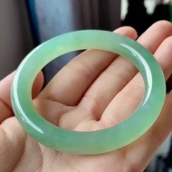 冰種 天然翡翠 緬甸 A玉 玉鐲 • 冰種芙蓉翡翠圓鐲