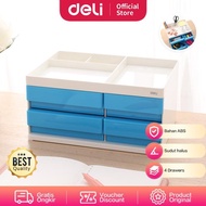 Deli Desk Organizer Plastic Organizer 4 Drawers Ez250X0