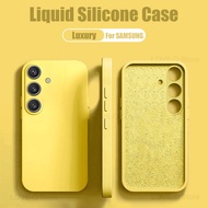 S24 S23 Ultra Plus Case Liquid Silicone Phone Cases for Samsung Galaxy S24 S23 S22 S 24 Ultra Plus S