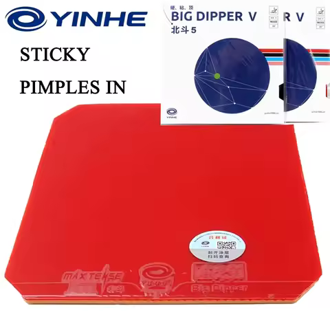 YINHE BIG DIPPER V Table Tennis Rubber Pimples in Sticky Big Dipper 5 Ping Pong Rubber Sheet Good Cr