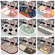 [HOT YHBF] Diatom mud pad (40x60cm) / Super fast absorbent Floor mat Ready stock in Klang warehouse / Bathroom mat