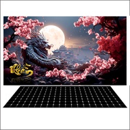 3d Glue Decal Painting, Aquarium Fish Tank Sticker Painting, Arowana Fish Tank