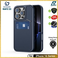 DUX DUCIS Rafi II Series Magnetic Charging Leather Case for iPhone 16 ProMax/ iPhone 16 Pro/16 Plus/