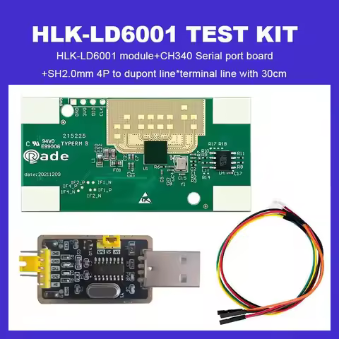 New 60GHz HLK-LD6001 FMCW 60G Radar Human Motion Sensor LD6001 Intelligent Sensor Motion Area Detect