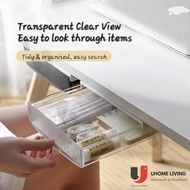 [Local Seller] Minimalist Under Table Organiser Under Desk Drawer Organizer Stationery Organizer Und