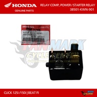 ORIGINAL HONDA - RELAY COMP, POWER / STARTER RELAY (4 PIN)	- CLICK 125i /150i | BEAT FI	- 38501-KWN-