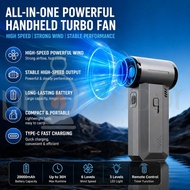 F72 High-Speed Turbo Fan Hurricane Blower & Powerful Wireless Handheld 130,000 RPM Car Vacuum Cleane
