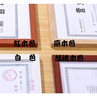 [Photo Frame/A4 Photo Frame] {A4} Hanging Right Angle Certificate Frame Medium Fiber Board PVC Panel
