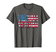 Vietnam Veteran Vintage US Flag Vietnam Vets Gift T-Shirt