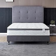 Oliver &amp; Smith - 10 Inch Cool Memory Foam &amp; Spring Hybrid Mattress/Long Lasting/Comfort Firm Sleep/Comfort Plush Euro Pillow Top/Green Foam Certified/Queen Size