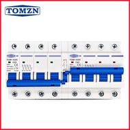 【HOT Circuit Breaker】 TOMZN 4P Plus 4P MTS AC Dual Power Manual Transfer Switch Circuit Breaker MCB