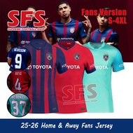 【SFS】 Top Quilty 25-26 JDT Jersey Soccer Jersey Johor  Men Sports Fans Version S-4XL