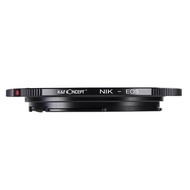 K &amp; F Concept-Lens Adapter For Nikon Camera To Canon EF EOS 600D T3I 60Da 77D D30