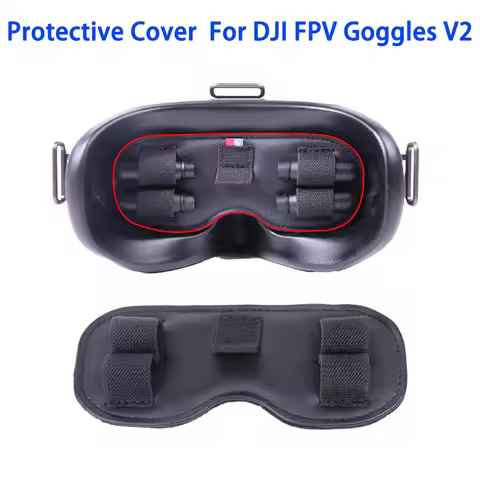 PU Dustproof Lens Protector For DJI FPV Goggles Antenna Storage Cover Memory Card Slot Holder For DJ