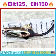 MUFFLER ASSY MODENAS 100% ELIT125 ELIT150 ELIT 125 150 EXHAUST EKZOS EXZOS PIPE ORIGINAL MODENAS C12