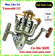 Máy câu cá Yumoshi LC Nhật Bản 12 bạc lọai XỊN có đủ SIZE LC3000 Đến LC7000 (*Kim Thúy)