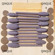 QINJUE Art Clay Modeling Roller, Clay Art DIY Texture Tool Sets For Clay,  Hand Rolling Emboss Plaid