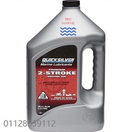 🎮3.78L QUICKSILVER MARINE 2T OIL FOR 2 STROKE OUTBOARD MOTOR by MERCURY MARINE TCW-3 P/N: 92-858022Q01 &amp; 92-858027K01
