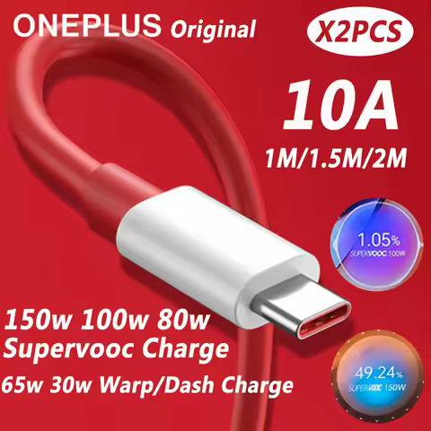 Oneplus 13 12 11 Cable Original 150W 100W 80W Supervooc 2.0 Warp Usb Type C Cabo Fast Charge One Plu