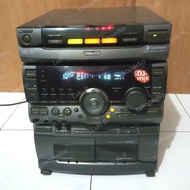 Compo HiFi Sony MHC-V808 fungsi semua Vcd Cd Tape A+B Aux Radio