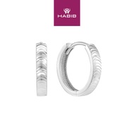 HABIB 375/9K White Gold Earrings X3NHUE1859-W