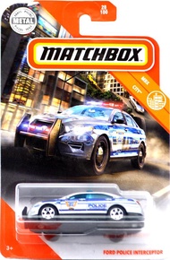 2022 Matchbox genuine alloy car model 30782 Ford police children's toy