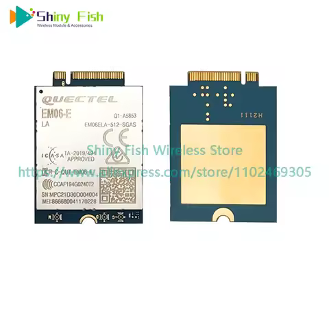 Free Ship Quectel EM06-E M.2 Cat-6 Module EM06ELA-512-SGAS 300Mbps downlink and 50Mbps