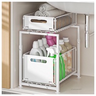 1pc ชั้นวางเก็บสไลด์ออก ตะกร้าที่เก็บของตู้ดึงออก แร็คจัดเก็บฟรีหมัดพร้อมถ้วยดูด ชั้นวางเครื่องเทศ ช