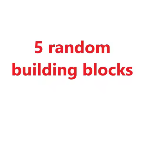 5 Random Anime Character Building Blocks