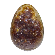 全拋光黃水晶蛋 82號 179g 6.1 x 4.8 x 4.5cm 恐龍蛋晶洞