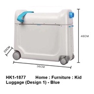 Ready✅ Children Suitcase Boys Girls Ride Sit Cabin Sleeping Bed Universal Wheel Luggage Kabin Roda Tidur Katil Budak Bag