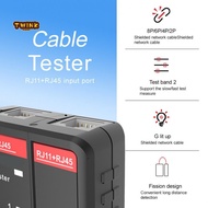 HT812A Cable Tester Compatible with For RJ45 LAN Cables and RJ11 Telephone Lines