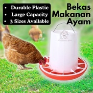 Bekas Makan Makanan Ayam Besar Chicken Feeder Tempat Makan Makanan Ayam 3 Sizes