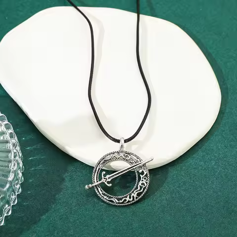 Dark Souls 3 Blade of the Darkmoon Pendant Necklace, Sword Pendant Necklace