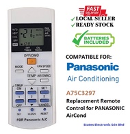 Replacement Remote Control for PANASONIC AirCond (A75C3297)
