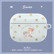 ของแท้100% Hello Kittyสวัสดีเคสเอียร์บัดคิตตี้สำหรับ Airpods เคส Pro2เคส AirpodsPro เคส Airpods3เมโล