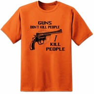 Mens Happy Gilmore Guns Don'T Kill People Funny Movie T Shirt Retro Vintage