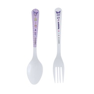 Kuromi Cartoon Character Melamine Fork & Spoon Set (10242)