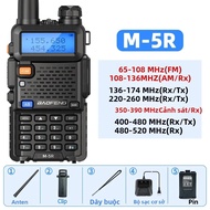 Bộ Đàm Cầm Tay Baofeng UV-5RX PRO MAX Tần Số Không Khí Có Chức Năng Sao Chép Không Dây 6 Băng Tần Tầ