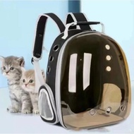 Animal Backpack Astronaut Dog Cat Rabbit pet cargo bag rayband Brown Tea