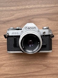 Canon AE-1 35mm Film Camera with Carl Zeiss Jena Tessar 50mm f/2.8 Lens