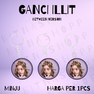 GANTUNGAN ILLIT PIN BOMB KEYCHAIN 58 MM KPOP KEYCHAIN UNOFFICIAL IROHA MINJU MOKA WONHEE YUNAH