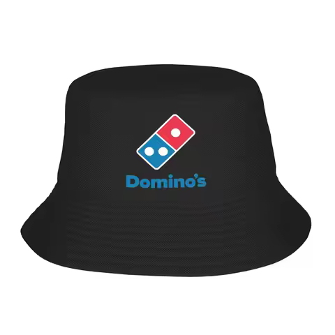 Dominos Pizza Bucket Hat Outdoor Fisherman Caps For Unisex Classic Travel Hiking Sunscreen Hats Pers