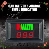 YOLANDAGOODS Lithium Battery Capacity Meter Universal Digital Display Voltmeter Tester 12V 24V 36V 4