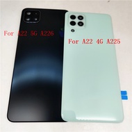 For Samsung Galaxy A22 4G A225 Housing Back Cover Case Rear Battery Door Repair parts For Galaxy A22