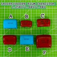 5400PF/5600PF FILM CAPACITOR 1.25KV/1.6KV/1.8KV